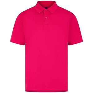 Henbury Mens Pique Polo Shirt / Bright Pink